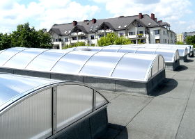 Polycarbonate skylights